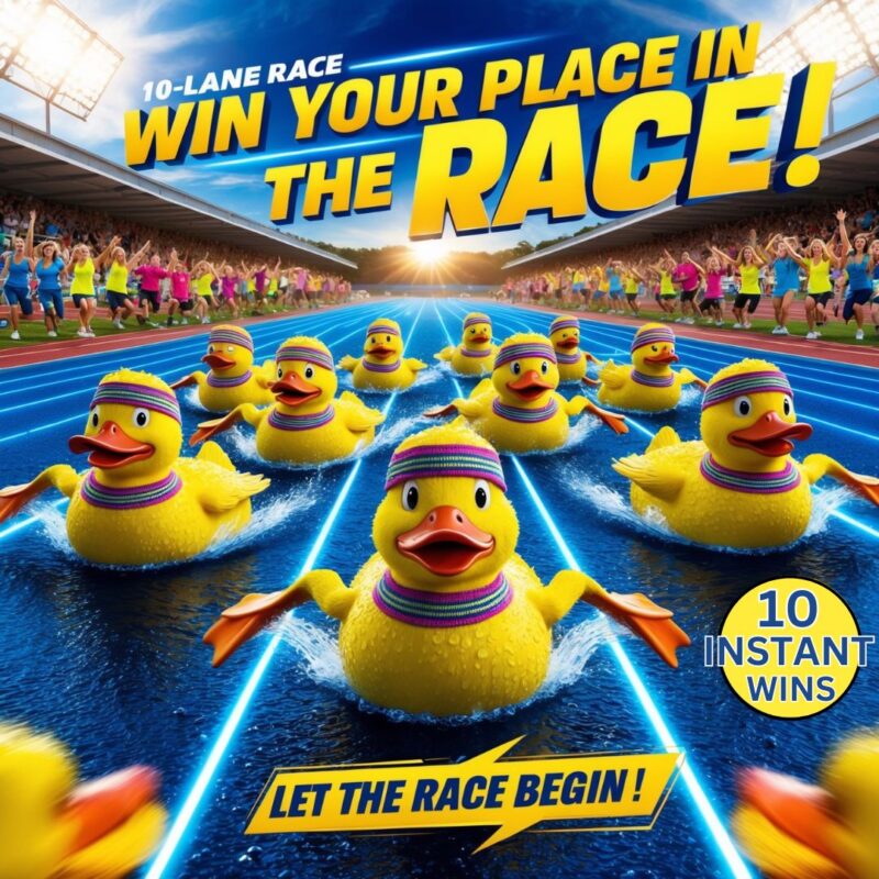 £500 SITE CREDIT DUCK RACE (ONLY 10 PLACES AVAILABLE)