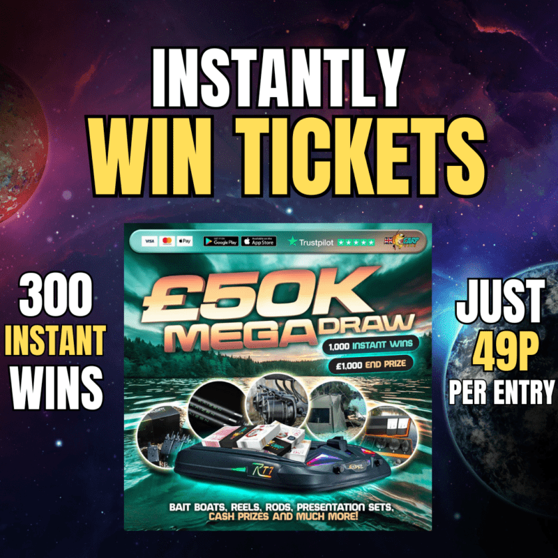 Win Tickets Into The £50,000 Mega Comp!