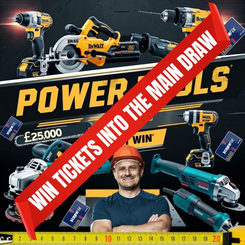 WIN TICKETS INTO POWER TOOL MAIN COMP 200 TICKETS END DRAW! (AUTO DRAW)