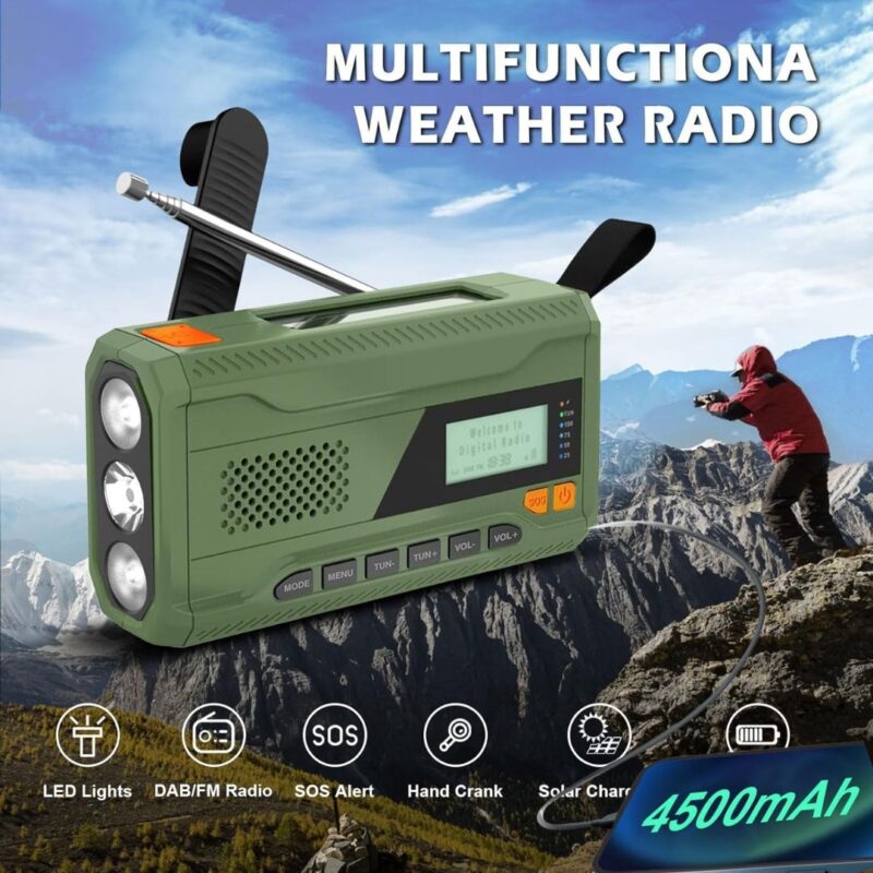 CARPY SOLAR & BATTERY POWERED RADIO THAT DOUBLES UP AS A POWER BANK!