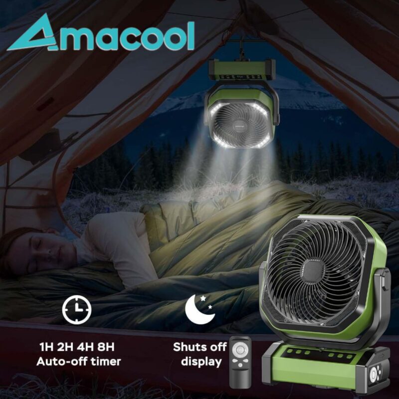 AMACOOL RECHARGEABLE FAN