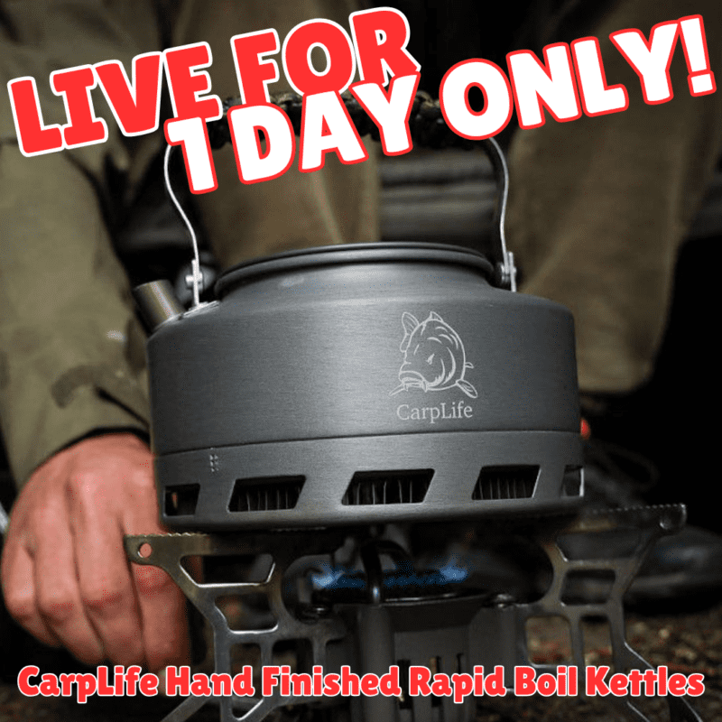 TODAY ONLY CarpLife Hand Finished Rapid Boil Kettles AUTO DRAW