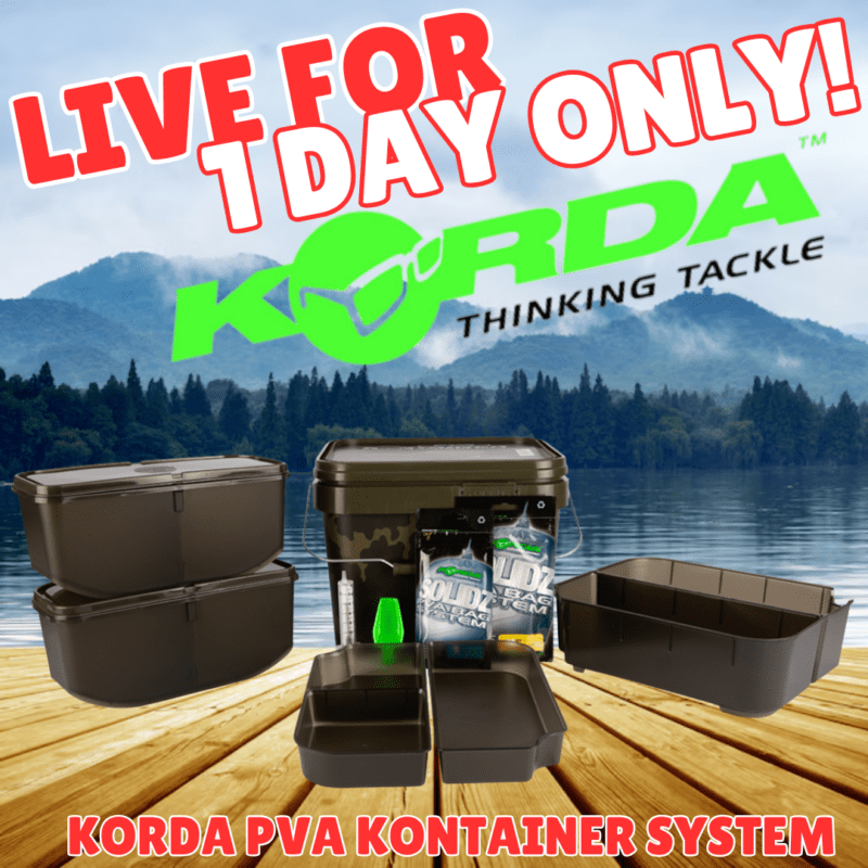 TODAY ONLY KORDA PVA KONTAINER (Auto Draw)