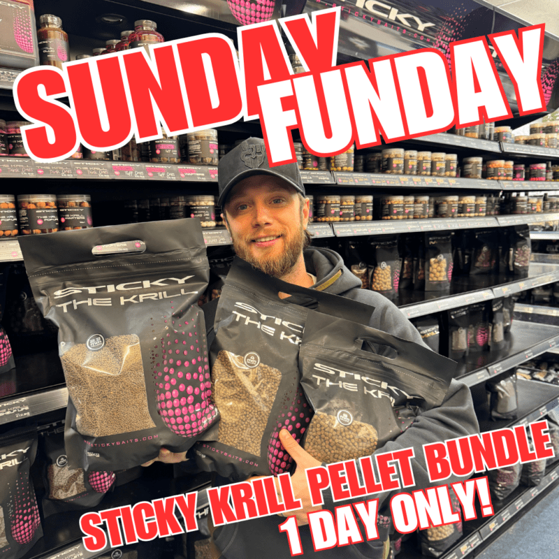 SUNDAY FUNDAY 7.5KG STICKY KRILL PELLETS (AUTO DRAW)