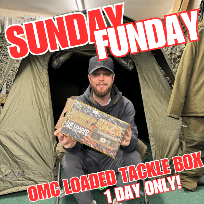 SUNDAY FUNDAY OMC MIXED GRILL LOADED TACKLE BOX (AUTO DRAW)