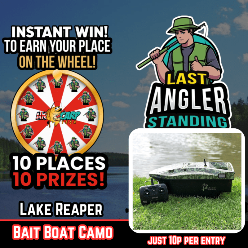 LAST ANGLER STANDING! LAKE REAPER BAIT BOAT (READ COMP DESCRIPTION)